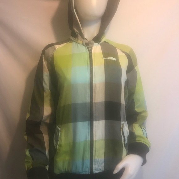 Hurley women’s plaid Jacket Large - Picture 7 of 7